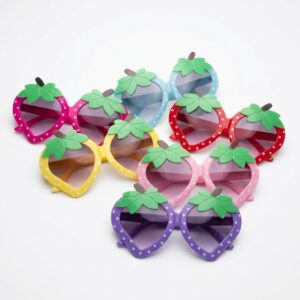 group image against white strawberry sunglass
