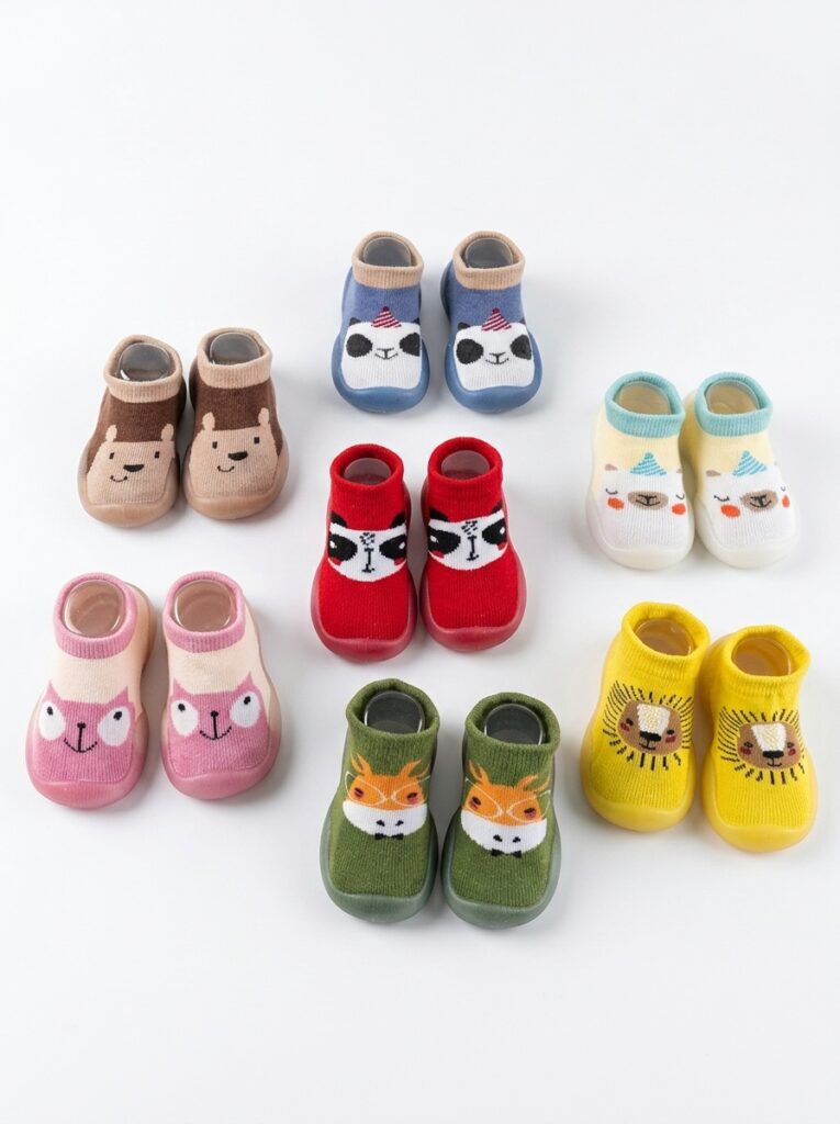 rubber sole antislip shoe socks