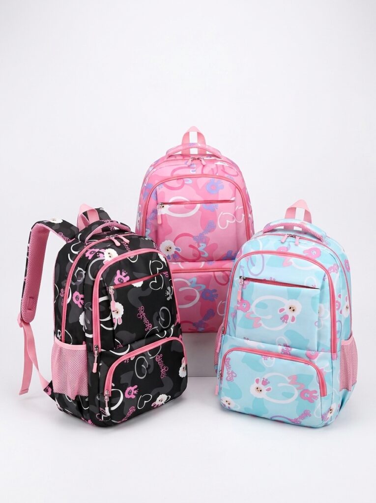 sheep love girls school bag