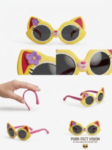 sunglasses cat sunglass yellow 1