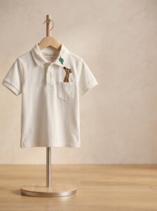 white polo t shirt giraffe embro… 202608070245